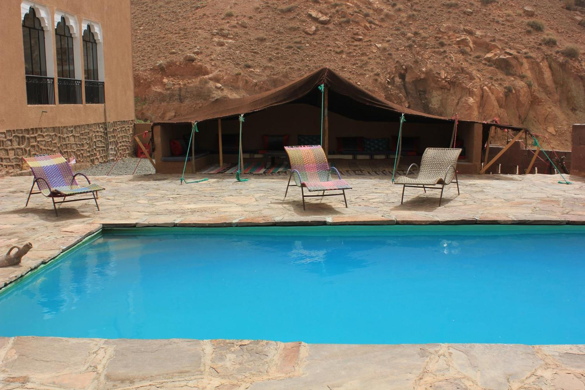 Kasbah Lucas Hostel Akhendachou n'Ait Ouffi ภายนอก รูปภาพ